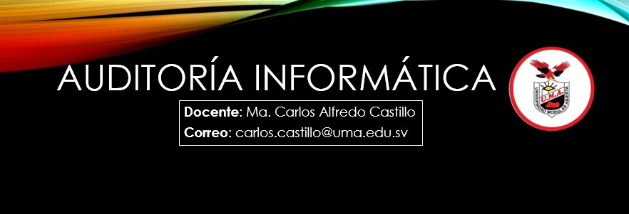 AUDITORÍA INFORMÁTICA -Ñ- (Mtro. Carlos Alfredo Castillo Flores) 