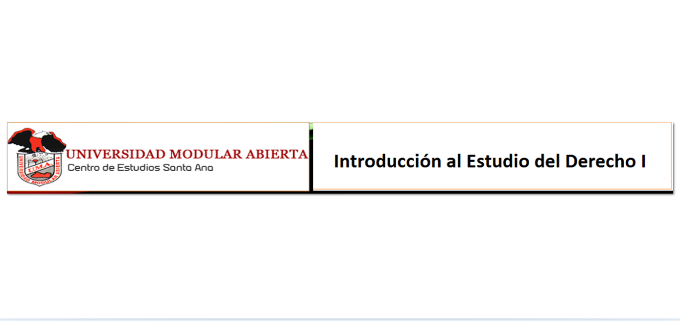 INTRODUCCIÓN AL ESTUDIO DEL DERECHO I -E- (Maestro Guillermo Alfredo Acosta)