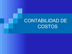 CONTABILIDAD DE COSTOS I -G- (Licdo. José Isaías Vindel)