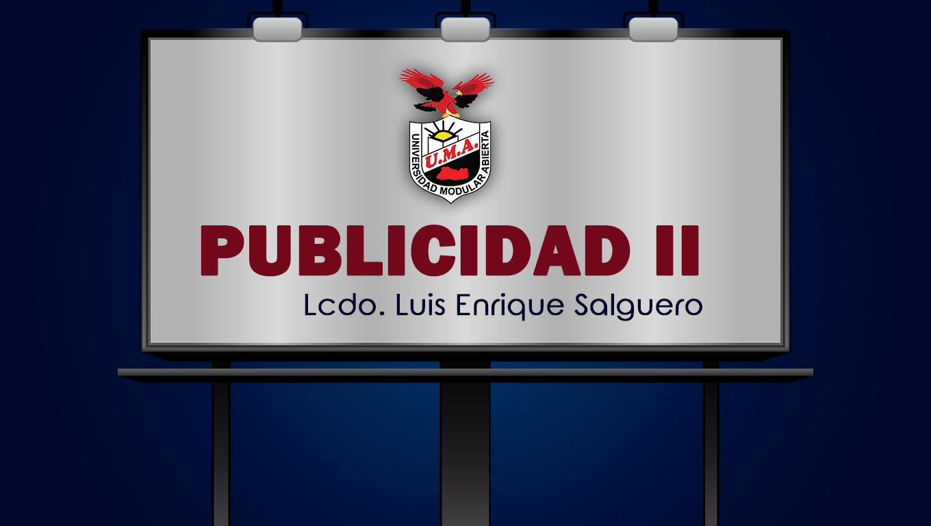 PUBLICIDAD II -I- (Licdo. Luís Enrique Salguero)